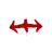 Horizontal resize cursor
