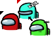Among Us Cartoon Red Pointers Cursors preview