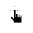 Delta Neon Black Cursors: free Windows cursor set · Cursor Packs