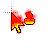Fiery Person cursor