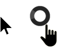 Material Design Light Mini Cursors cursor preview