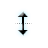 Vertical resize cursor