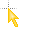 Orange-Yellow Radiance Cursor cursor