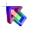 3D Animated Rainbow Transparent Center Cursors preview