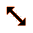 Red Pulse - Diagonal L cursor