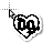 drain gang D&G logo heart black n white bladee cursor