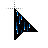 Matrix - blue cursor