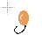 orangey balloon cursor