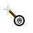 Magnifying glass location cursor