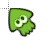 Splatoon Green Squid cursor