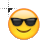 Cool (Sunglasses) Emoji cursor