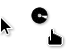 breeze 6 / KDE Plasma 6 Dark Cursors preview
