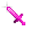 Enchanted Diamond Sword slices by BAZZI pink cursor