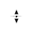 Vertical resize cursor