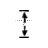 Vertical resize cursor