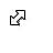 Haiku Diagonal Resize 2 cursor
