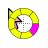 PinkYellow Cursor Loading cursor