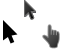 Collection of Dark gradient Cursors preview