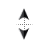 Vertical resize cursor