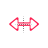 Horizontal resize cursor