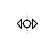 Horizontal resize cursor