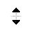 Vertical resize cursor