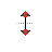 Vertical resize cursor