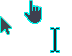 Cyan And Black Cursors cursor preview