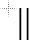 Vertical resize cursor