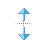 Vertical resize cursor