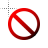 Unavailable cursor