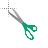 Scissors Aqua cursor