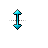 Vertical resize cursor