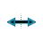 Horizontal resize cursor
