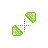 Dendro Diagonal Resize 2 Animated cursor