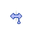 Horizontal resize cursor