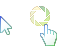 Windows 7 Portal Blue-Green Gradient Special Edit Cursors cursor preview