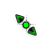 Breeze Hacked Green Diagonal Resize 1 cursor