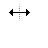 Horizontal resize cursor