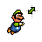 Super Mario Bros. (SNES) Big Luigi - Diagonal Resize 2 cursor