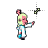 Noelle (Deltarune) Diagonal Resize 2 cursor