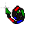 green red blue whip cursor