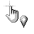 Mano plateada new locate cursor