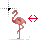 flamingo hresize  cursor