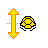Vertical resize cursor