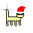 Christmas Cool Cat cursor