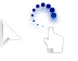 NB Blue Fedora Glass Transparent Classic Cursors preview