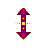 Vertical resize cursor