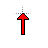 Flecha alternativa roja cursor