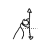 stickman up and down cursor